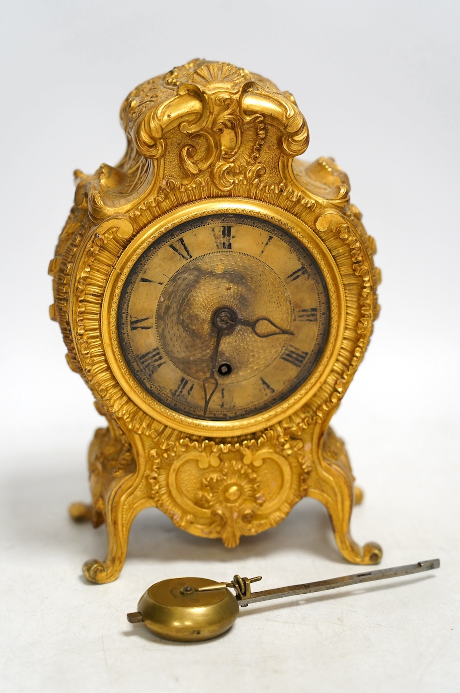 J. Lamb, 86 Newman Street. A William IV ormolu mantel timepiece